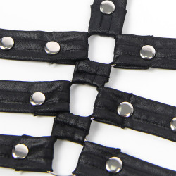 Subblime - 954413 Body Bondage En Cuir Noir L/Xl